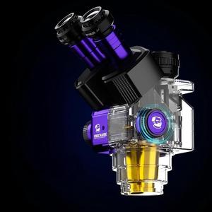 Mechanic 6560T-B11 6.5-60X Büyütmeli Stereo Trinoküler Mikroskop, Anakart Lehimleme Onarımı için Ayarlanabilir Göz Merceği ile - Product Image 3