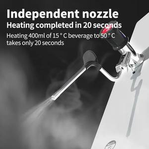 Roestvrijstalen Elektrische Warmwaterketel Stoommelk Schuimende Schuimer Machine Voor Melkthee Koffie - Product Image 5