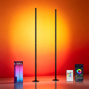 LED Corner Floor Lamp 16 Million DIY Colors Smart RGBICW Led Ambient <strong>Lighting</strong> for Living Rooms Bedrooms Gaming Rooms - Product Image 1