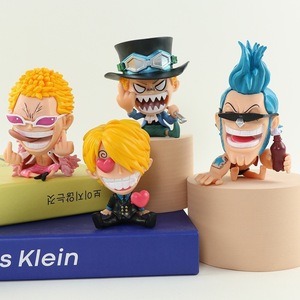 Figurines Chibi Q-Version Thème One Piece Luffy Zoro Boa Hancock Ace Sabo pour Voiture (Matériau PVC) - Vente en Gros Disponible - Product Image 4
