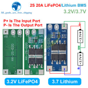 TZT 2S 6.4V 7.4V 20A LiFePO4/18650 al litio 32650 scheda di protezione della carica della batteria 13A corrente di lavoro 20A limitazione della corrente - Product Image 4