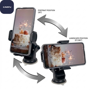 Soporte para Teléfono Móvil con Ventosa para Salpicadero de Coche, Rotación de 360 Grados, Soporte de Plástico para Parabrisas, Compatible con 14 - Product Image 6