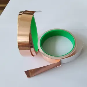 Copper Foil Tape With Conductive Adhesive For Stained Glass, Electrical Repairs, Grounding, Soldering And Craft Jewelry Making