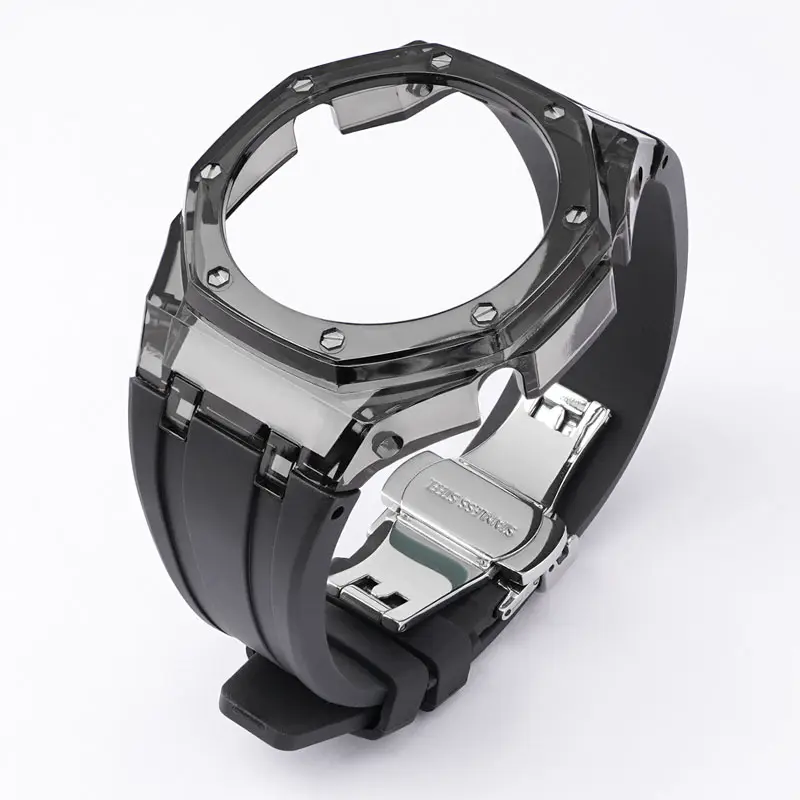 Bracelet et boîtier noirs