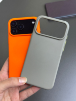 ONE-CASE Nouvelle Coque de Téléphone Portable de Luxe avec Dos Mat à Particules Magnétique TPU+PC pour iPhone 17/15/16 Pro Max, Bouton Tactile de Caméra, Antichoc