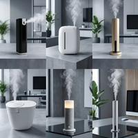 Diffuseur d'arômes professionnel OEM de luxe avec coque en alliage d'aluminium, nébulisation à air froid, atomisation biphasique