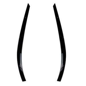 Volkswagen Tiguan MK1 Headlight Brow Stickers Piano Black Carbon Fiber Texture ABS Decal Body Stickers 2011-2016 - Product Image 5