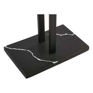Moderno Free Standing in metallo nero 2 barre portasciugamani panno bagnato appendiabiti per alberghi appartamenti doppio portasciugamani per uso pavimento - Product Image 6