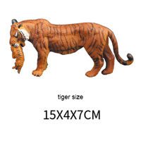 Modèles d'animaux en PVC massif en vrac, souvenirs de zoo, jouets en plastique sur le thème de la faune sauvage pour enfants, outil éducatif, idées cadeaux