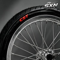 Kit de conversion électrique Supermoto 1.60 2.15 pour Sur-Ron Light Bee X LBX, roues de 17 pouces en aluminium CNC argenté