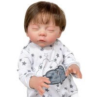Poupée réaliste en vinyle Sunnyfan W-015 de 18 pouces, lavable, pour jeu apaisant, poupée reborn, outil d'entraînement pour assistante infirmière, jouet