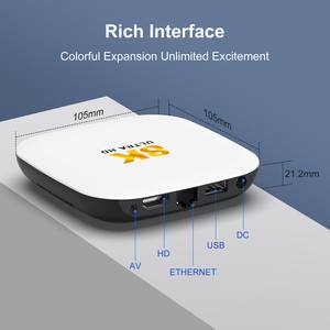 H96 MAX 8K <span class=keywords><strong>IPTV</strong></span> STB Smart Internet OTT Premium Google Android 12 Décodeur TV Box Europe France Allemagne Italie Espagne Livraison Gratuite - Product Image 5