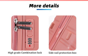 24 Inch Fashionable PP <strong>Suitcase</strong> Double Handles Large Capacity Waterproof Luggage Travel Silent Spinner Wheels Ultra <strong>Light</strong> TSA - Product Image 6