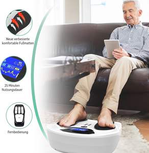 इलेक्ट्रिक पैर मालिश रक्त परिसंचरण कंपन इन्फ्रारेड फ़ंक्शन Lcd इलेक्ट्रॉनिक उत्तेजक भौतिक चिकित्सा उपकरण - Product Image 6