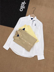 Camisas Personalizadas para Mujer, Corte Entallado, Camisas Casuales de <span class=keywords><strong>Manga</strong></span> <span class=keywords><strong>Larga</strong></span> Lisas, Camisas en Blanco para Mujer - Product Image 3