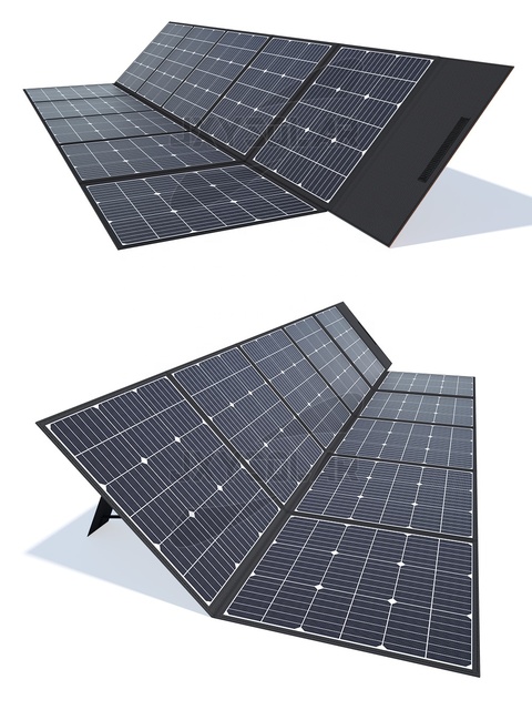 High Efficiency Waterproof 100W Solar Charger Portable Foldable Solar Power Panel With 2 Usb Ports