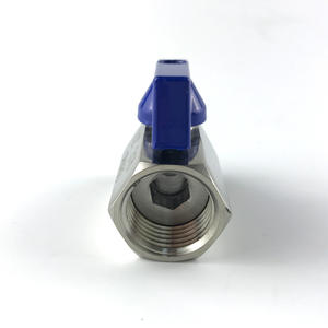 Vanne à boisseau sphérique en acier inoxydable 5/8 po, type fixe, pour eau et milieux chimiques, utilisation dans l'industrie alimentaire - Product Image 1