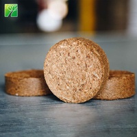 Disques de sol de tourbe de noix de coco en gros pour le jardinage, la plantation et la culture de fleurs en pot-Chips de coco bon marché
