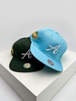 Casquette de baseball vintage bleu marine personnalisée, casquette snapback, gorras, patch brodé drapeau USA sur le côté, casquette sportive en coton, vente en gros
