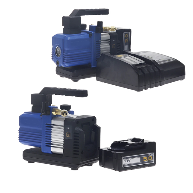 Lithium Battery Vacuum Pump 110V-240V Silent Small Charging Dual Stage 1L DC Brushless Mini Vacuum Pump VRP-2SLI