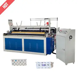 Semi automatic 2023 new toilet paper roll rewinding making machine production line for small business