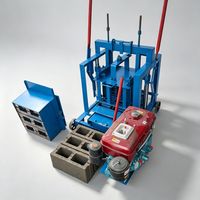 Machine semi-automatique de fabrication de briques en cendres volantes et diesel avec performance d'économie de carburant pour la production en usine
