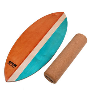 Neues Design Großhandel Holz Balance Board Skateboard Training Board Surf Trainer Land Extremsport Home Fitness Extremsport - Product Image 6