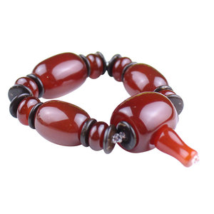 Three Way Buddha Head Accessory <b>Set</b> Flower Pattern Agate DIY Material Four Piece <b>Set</b> Religious Ceremonies Unisex - Product Image 5