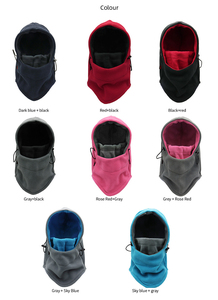 Nouvelle mode, balaclava d'hiver, couvre-visage thermique pour enfants et femmes, masque de ski, capuche en polaire, écharpe, bonnet, usage quotidien, temps froid, polyester - Product Image 5