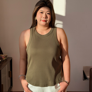 Débardeur grande taille pour <span class=keywords><strong>femme</strong></span>, sous-vêtement d'été sans manches, couleur unie, haut pour <span class=keywords><strong>femme</strong></span> - Product Image 6