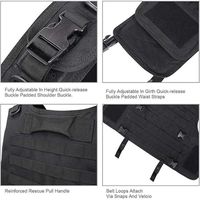 Chaleco blindado Molle táctico de seguridad de combate del fabricante, traje de protección personal de poliéster