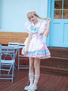 <span class=keywords><strong>Femme</strong></span> <span class=keywords><strong>de</strong></span> <span class=keywords><strong>chambre</strong></span> avec nœud fille douce Cosplay Costume Lolita Dress Alice - Product Image 2