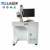 Nouvelle machine de marquage laser CO2 30W 40W 50W pour gravure non-métallique, refroidissement par air, bois, acrylique, cuir, 10000 mm/s, DXF AI