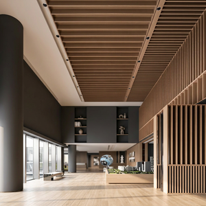 Paneles Modernos de Muro Cortina de Aluminio con Acabado Anodizado Anticorrosión para Revestimiento de Fachadas Exteriores de Edificios - Product Image 5