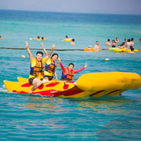 Bateau gonflable en PVC pour l'eau, banane aquatique, gros poisson volant, Naza Sea Surfing, petit canard jaune, Surfing JUNAO, capacité 500 kg+, >10 personnes