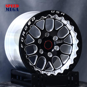 ล้อแม็กซ์ Beadlock แบบฟอร์จและมิลล์ ขนาด 15-24 นิ้ว 15x10 15x8 15x3.5 17x4.5 ET 0มม.-50มม. สำหรับรถเชฟโรเลต ซิลเวอราโด 1500 2500 มัสแตง จีที - Product Image 1