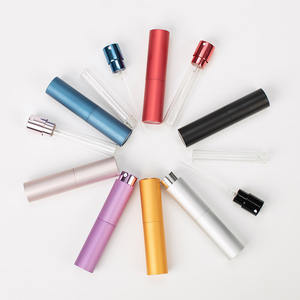 บรรจุภัณฑ์ย่อยขวดน้ำหอมแบบหมุนได้10มล. ขวดสเปรย์ขวดแก้วอลูมิเนียมตัวอย่างเครื่องสำอาง - Product Image 4