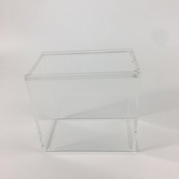 Boîte d'appoint en acrylique de haute qualité vitrine coulissante Poke Poking Mon Card ETB boîte en acrylique avec couvercle