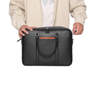 Men's Genuine Leather Laptop Backpack Office <b>Briefcase</b> with Nylon Lining Durable Zipper Closure Handmade Luxury Soft Bag - Product Image 1