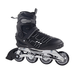 Personnalisé Non-réglable Adulte Hommes Femmes Inline Skate Chaussures Semisoft avec 80mm PU Roues En Aluminium Cadre ABEC-5 Roulements - Product Image 1