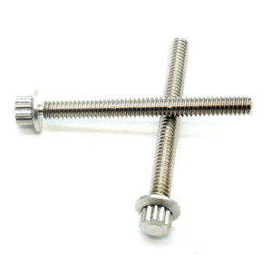 Trung Quốc Nhà máy tùy chỉnh ốc Vít đầu tròn vít độ chính xác cao kẽm mạ hoàn toàn ren dài <span class=keywords><strong>spline</strong></span> bu lông với máy giặt - Product Image 2