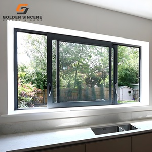 GS China Manufacturer Heavy Duty Aluminum Sliding <b>Window</b> for Commercial Building and Office Projects - Product Image 4