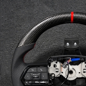 Volante de Fibra de Carbono para <span class=keywords><strong>Toyota</strong></span> Land Cruiser LC200 LC300 Prado 120 150 Camry <span class=keywords><strong>Yaris</strong></span> <span class=keywords><strong>GR</strong></span> Hilux Tacoma LC79 4Runner LC79 LC76 - Product Image 5