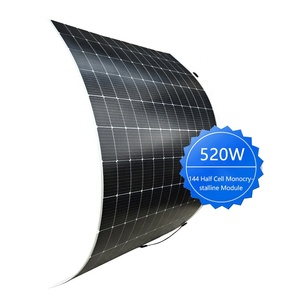 Panel Solar Flexible Sunman de 430W 500W 520W, Paneles <span class=keywords><strong>Solares</strong></span> Fotovoltaicos Monocristalinos Ligeros, Fácil Instalación en Techos - Product Image 5