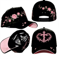 Gorra de Béisbol de Terciopelo Personalizada al por Mayor - Gorra Snapback con Forro de Satén y Bordado Rosa - Gorras de Béisbol OEM ODM para Hombre y Mujer