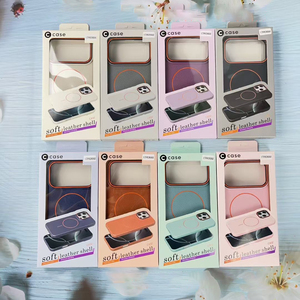 Cho iPhone 17 trường hợp mới nhất Lychee mô hình <span class=keywords><strong>TPU</strong></span> da từ tính sạc điện thoại di động trường hợp đối với iPhone 17 16 15 Pro Max 17 không khí - Product Image 2