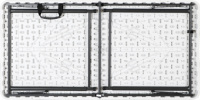 Table de pique-nique pliable portable de 4 pieds pour le camping en plein air, en plastique moulé par soufflage, pour événements et barbecues