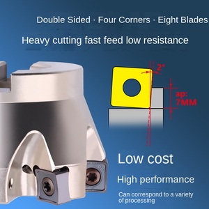 หัวตัด <span class=keywords><strong>CNC</strong></span> 88องศาเครื่องกัดแบบ Sngx120508ป้อนได้อย่างรวดเร็ว - Product Image 2