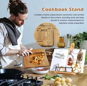 <span class=keywords><strong>Support</strong></span> <span class=keywords><strong>de</strong></span> <span class=keywords><strong>livre</strong></span> <span class=keywords><strong>de</strong></span> recettes pliable en bambou avec conversion des mesures, <span class=keywords><strong>support</strong></span> <span class=keywords><strong>de</strong></span> comptoir <span class=keywords><strong>de</strong></span> <span class=keywords><strong>cuisine</strong></span> et porte-recettes <span class=keywords><strong>suspendu</strong></span> - Product Image 4