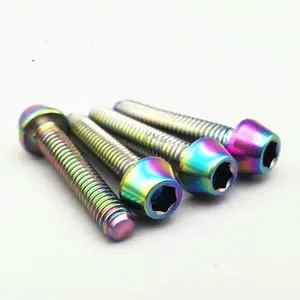 Titanium Bike Water Bottle Cage Bolts/bottle Holder Ti Bolts For Bicycle Water Bottle Rack Cycling Acceesoies Part